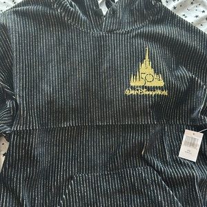 Disney Parks WDW Luxe 50th Anniversary Black Gold Spirit Jersey Size XS